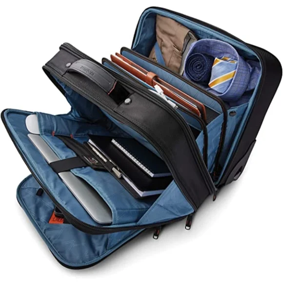 Samsonite Pro Upright Mobile Office, Black, One Size - Picture 6 of 16